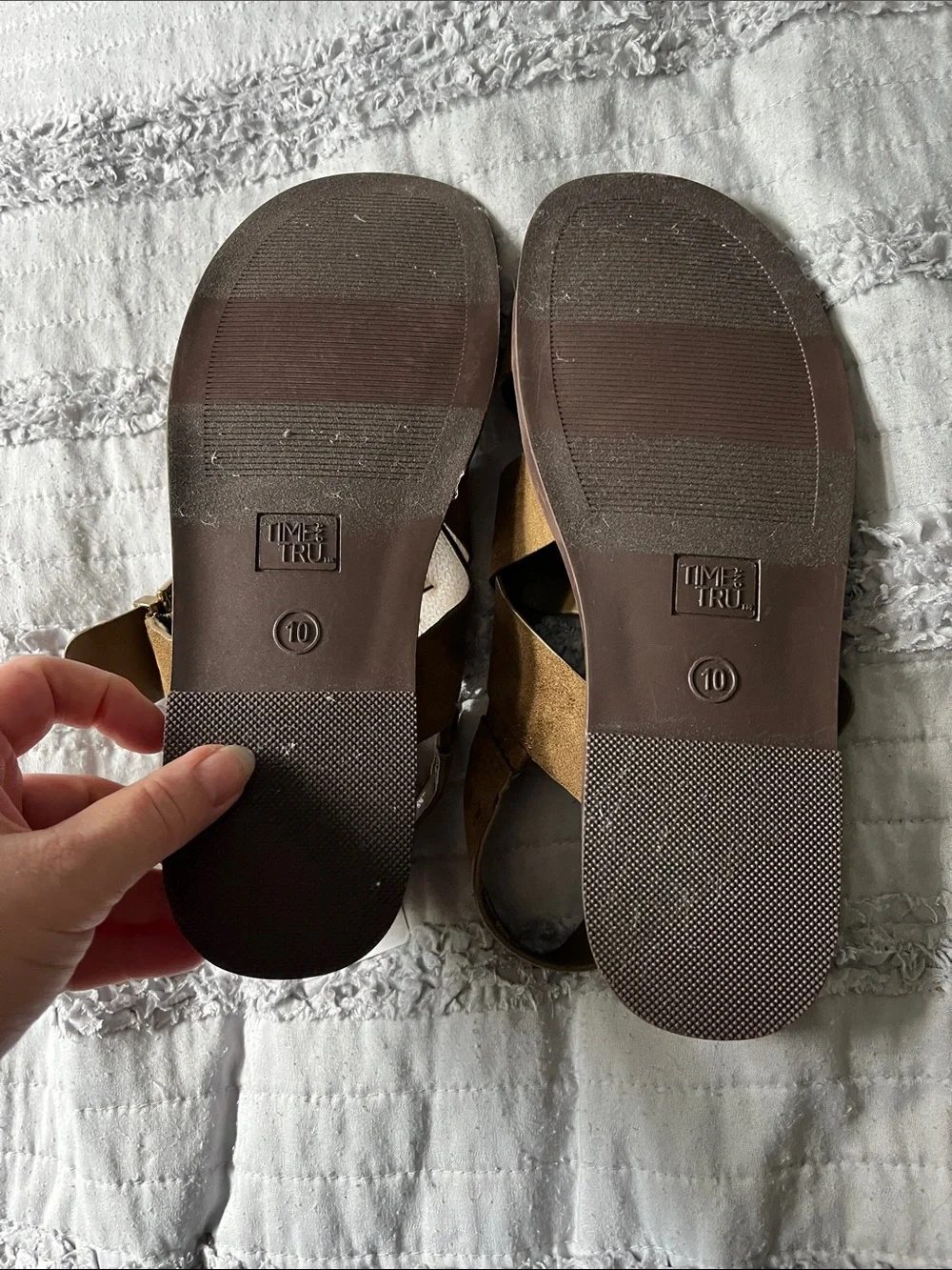 Time and Tru Sandals Size 10